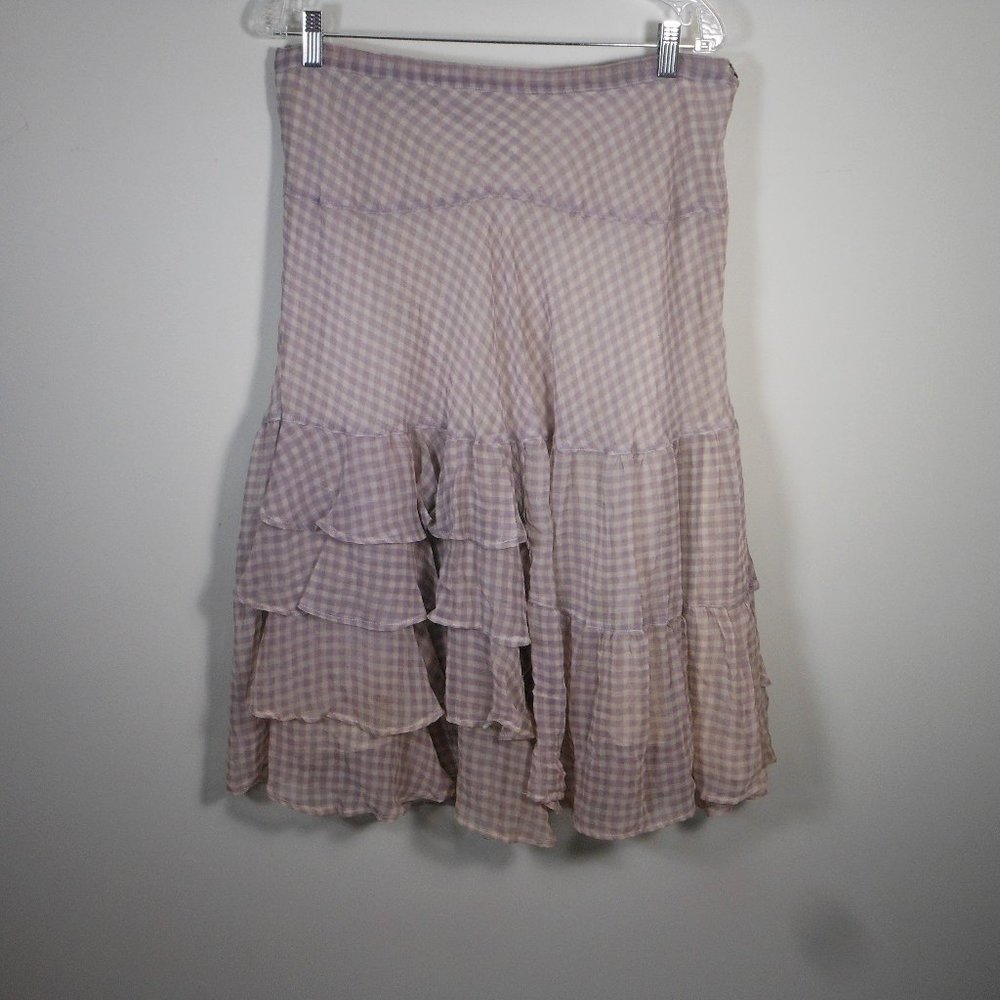 Clara Collins TRI BULATIONS JURA layered  skirt